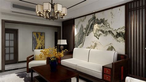 香溪美林120平四室两厅新中式风格-重庆诗情装饰官网