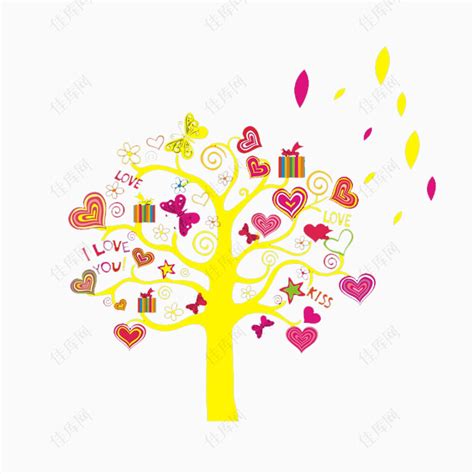 心形树,爱心树,情人节,爱情,浪漫,绿色的田野,5K风景壁纸图片-千叶网