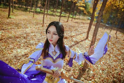王者荣耀露娜紫霞仙子高清图片