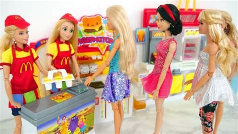 芭比公主的麦当劳餐厅玩具