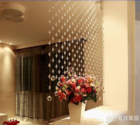 7款客厅珠帘隔断效果图，浪漫又美观-中国木业网
