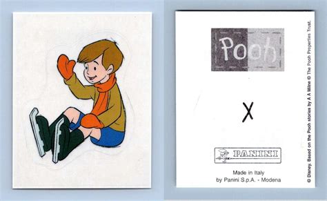 Winnie The Pooh #X Panini 1997 Sticker