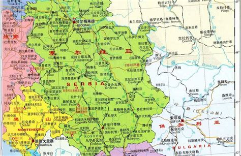 塞尔维亚地图下载-塞尔维亚地图中文版高清版 - 极光下载站