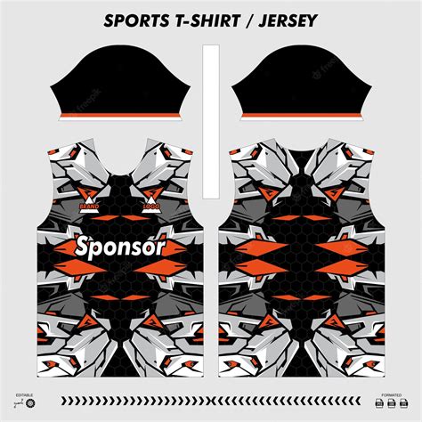 Vector listo para imprimir camisetas deportivas diseño de sublimación ...