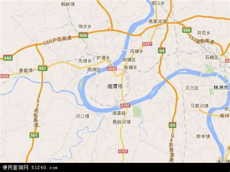 湘潭市区地图 - 旅游交通 - 张家界旅游网