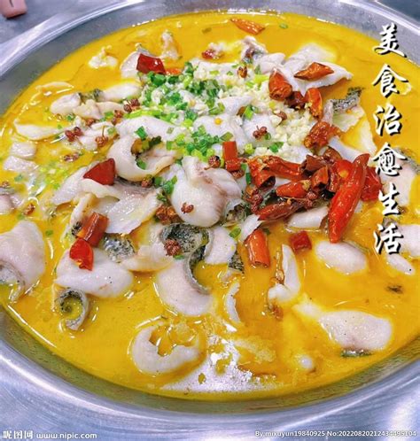 酸菜鱼锅仔,中国菜系,食品餐饮,摄影,汇图网www.huitu.com