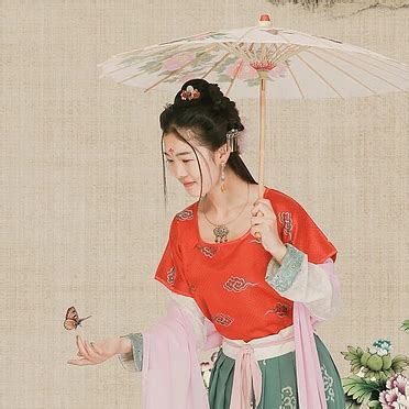 古风头像带伞的女生图片