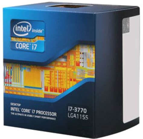 Intel Core i7 3770 3.4 GHz Upto 3.9 GHz LGA 1155 Socket 4 Cores 8 ...