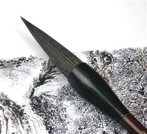 艺术雕刻烫金线笔杆狼毫羊毫兼毫貂尾毛笔参赛作品毛笔书法用品笔-阿里巴巴