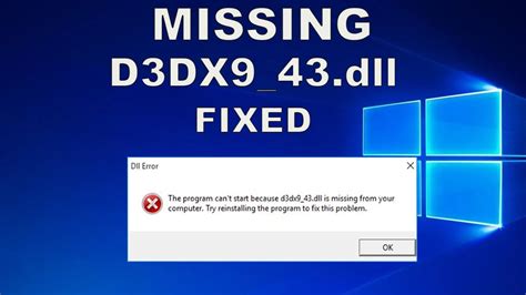 Missing DLL File Errors And How To Fix Them On Your Computer