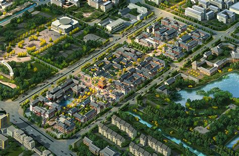 山东陵县城市中心区详细规划设计|清华同衡