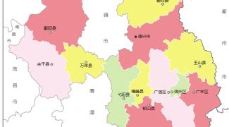 上饶市行政区划地图：上饶市下辖3个市辖区、8个县，代管1个县级市分别是哪些？