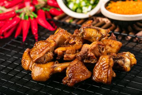 特色烤鸡,中国菜系,食品餐饮,摄影素材,汇图网www.huitu.com