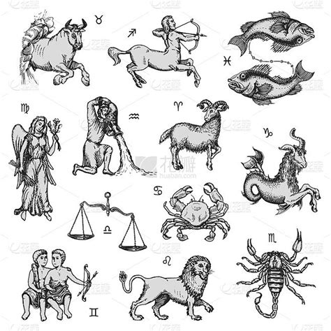 黄道十二宫星座图图片 黄道十二宫星座图图片