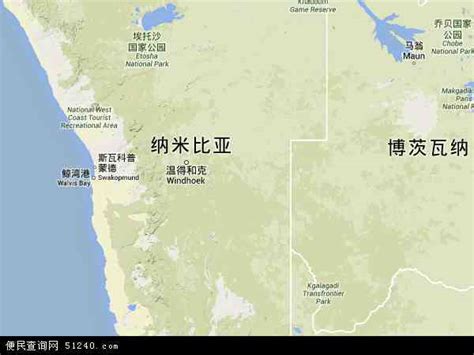 纳米比亚地图图片