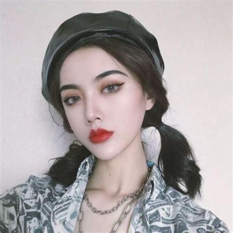 帅气女生头像图片