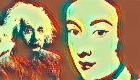 科学网—创意：《跨越时空的相遇》-爱因斯坦和AI美人联手同台秀肌肉 - 冯向军的博文