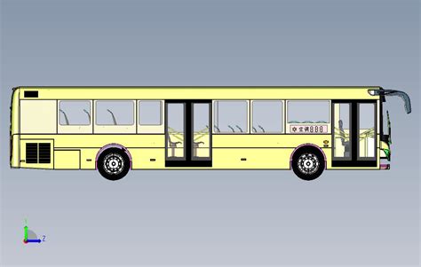 公交车_SOLIDWORKS 2014_模型图纸免费下载 – 懒石网