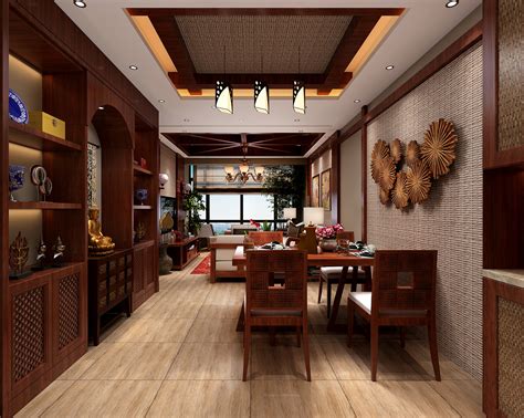 咖喱味东南亚风客厅 - 异域风情设计师-丽丽设计效果图 - 躺平设计家