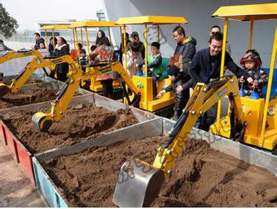 儿童游乐场设备户外广场乐园挖沙挖土沙滩商用电动投币挖掘机玩具-淘宝网