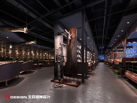 汉拿山烤肉店室内设计案例—北京海岸设计出品_海岸设计-站酷ZCOOL