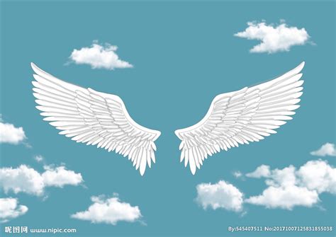 天使的翅膀背景图片素材免费下载_熊猫办公