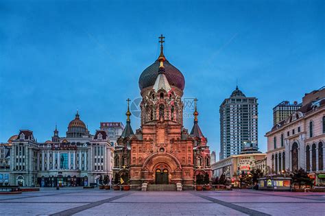 哈尔滨圣索菲亚大教堂高清图片下载-正版图片500832284-摄图网