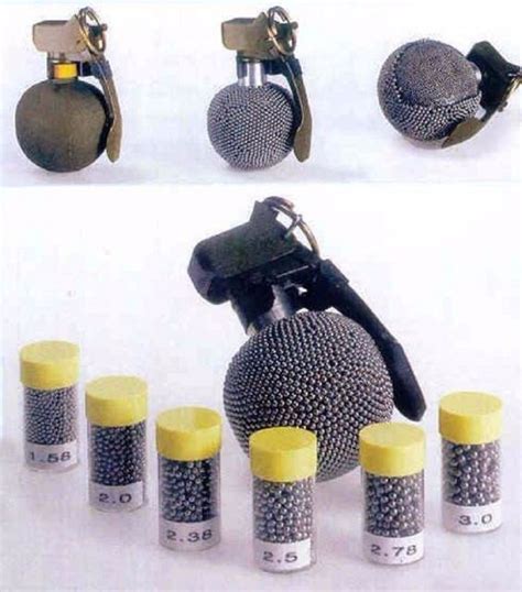 手榴弹镶嵌1600枚钢珠的威力有多大？6米内炸成筛子！|手榴弹|钢珠|预制_新浪新闻