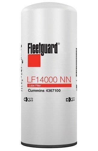 Fleetguard Lf14000nn Cummins Isx Oil Filter 4367100