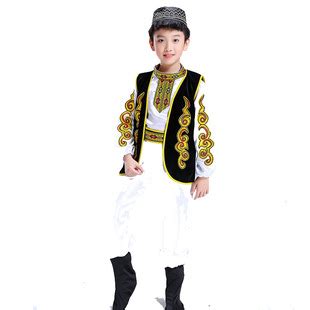 新款新疆维吾尔少数民族回族哈萨克族舞台演出服饰舞蹈表演服装男-阿里巴巴