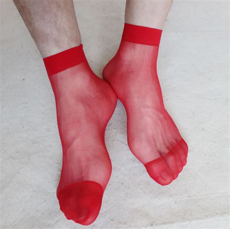 锦纶丝袜商务男士丝袜夏季超薄丝袜男防臭透气中筒袜-阿里巴巴