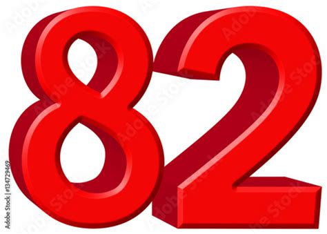Eighty-two college number 82 Stock Vector Image & Art - Alamy