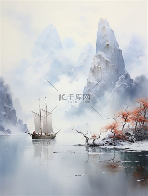 「黑白」轻舟万重山图片 「黑白」轻舟万重山图片