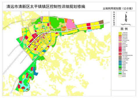 《清远市清新区太平镇区东侧局部地块（原太平三中）控制性详细规划》草案公示