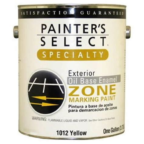 True Value Manufacturing 240316 1 gal Flat Latex Zone Marking Paint ...