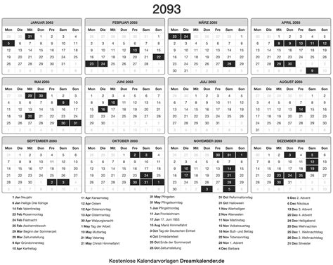 February 2093 Calendar – United States