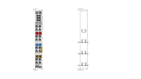 KL9180 | Potential distribution terminal, 2 x 24 V DC; 2 x 0 V DC, 2 x ...