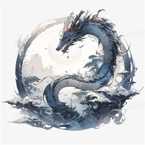 帅气非主流头像龙
