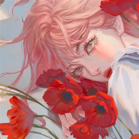 复古风衣物插画女生头像