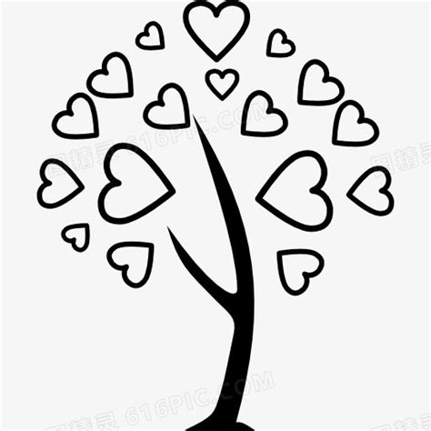 两人在一棵爱情树下迷恋插画图片下载-正版图片402371333-摄图网