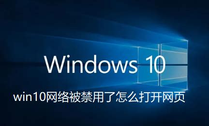 win10网络被禁用了怎么打开网页-windows10网络被禁用了恢复教程-插件之家