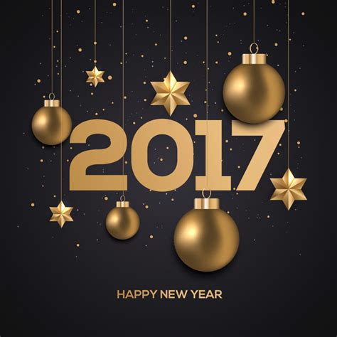 矢量新年快乐图片-创意矢量金色现代新年快乐海报素材-高清图片-摄影照片-寻图免费打包下载