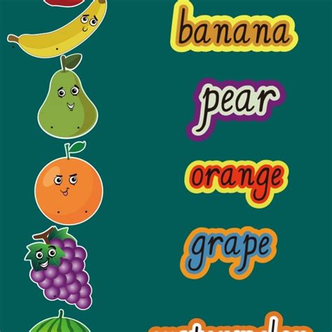 日常蔬菜水果英语单词