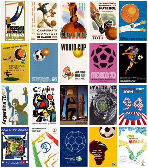 FIFA官推回顾历届世界杯海报 哪款最能勾起回忆？-欢呼吧