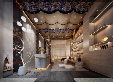 珠江新城泰式按摩spa（现场+设计图）|空间|家装设计|Lexizhu_原创作品-站酷ZCOOL
