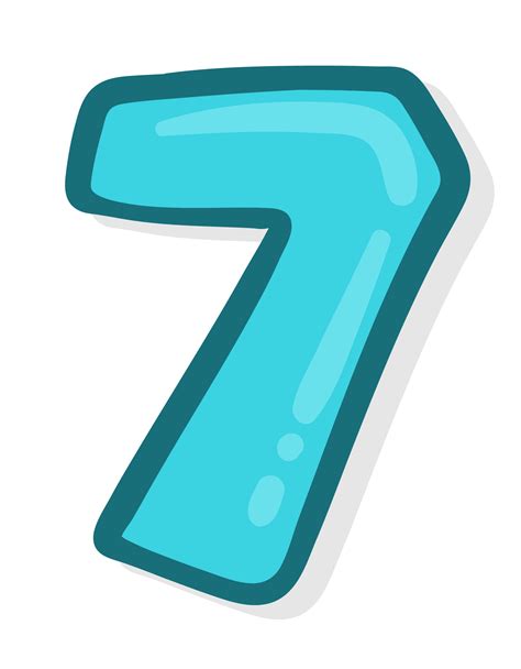 Number 7 Clipart | Free download on ClipArtMag