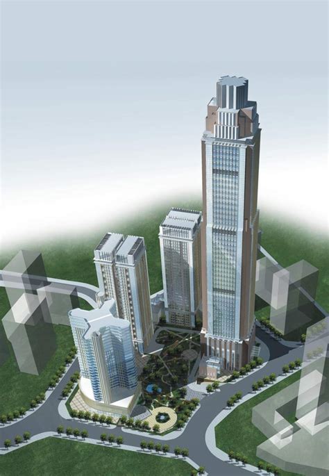 西南大酒店3dmax 模型下载-光辉城市