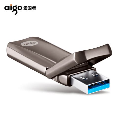 爱国者u盘32g高速USB3.0大容量学生车载优盘正品金属旋转定制logo_虎窝淘