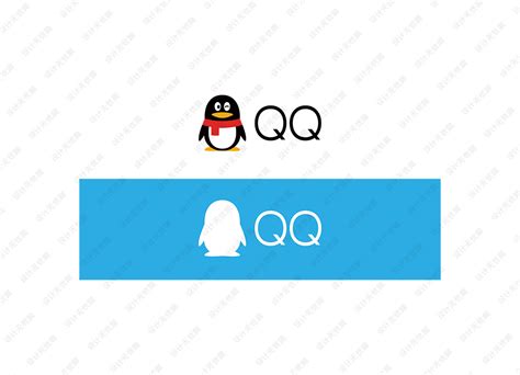 QQ logo矢量标志素材 - 设计无忧网