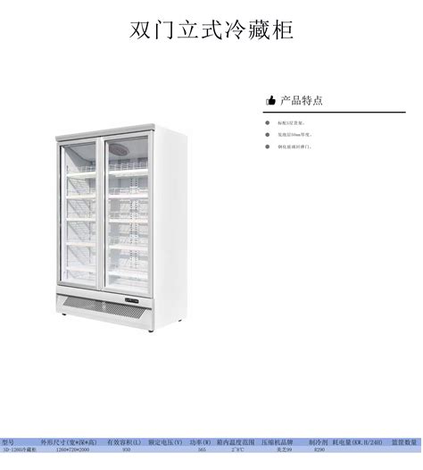 双门立式冷藏柜-河南冰熊科技有限公司